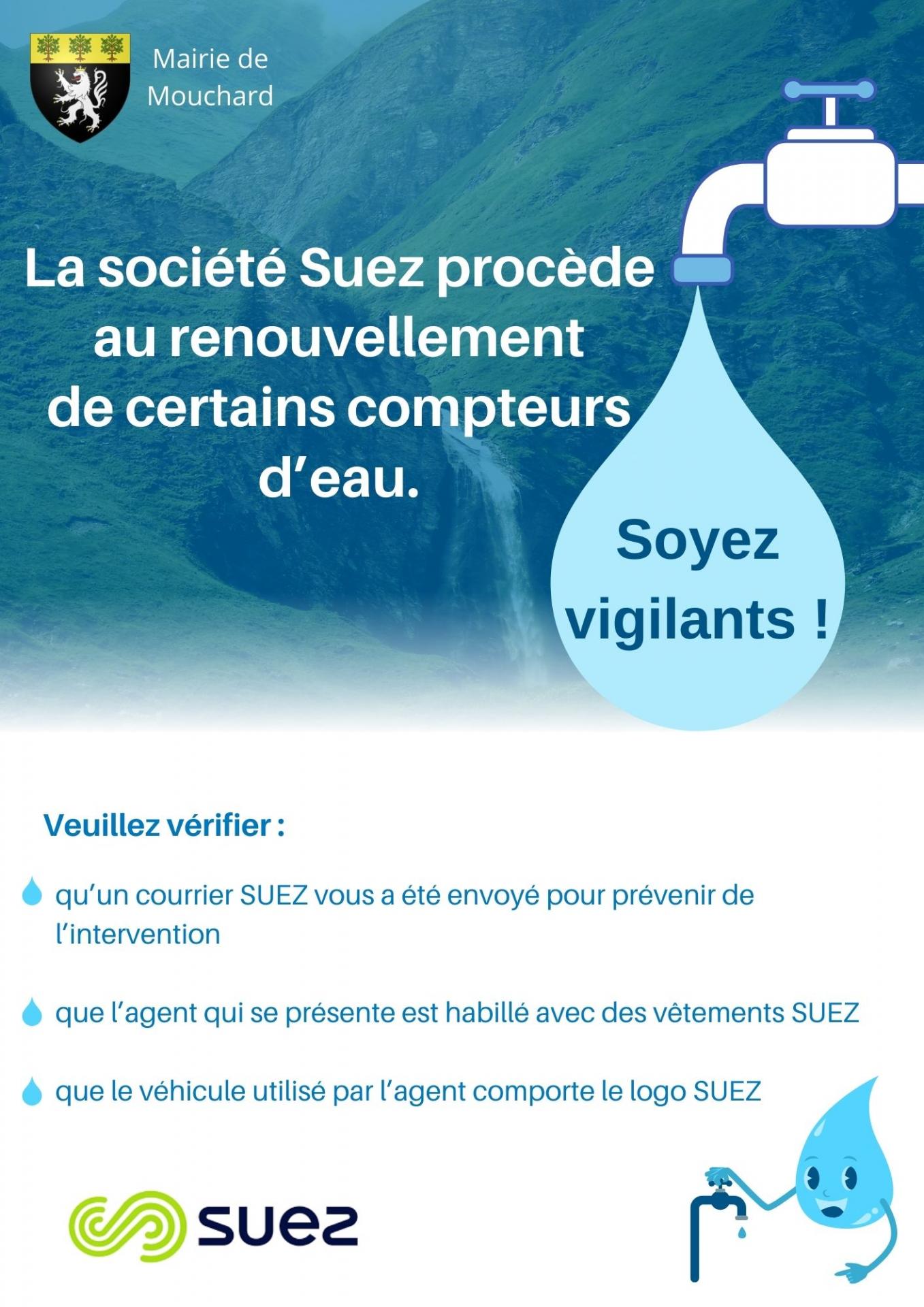 renouvellement compteurs d'eau