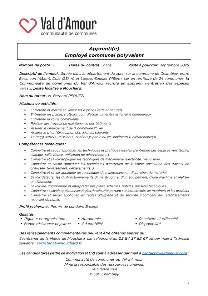 recrutement apprenti